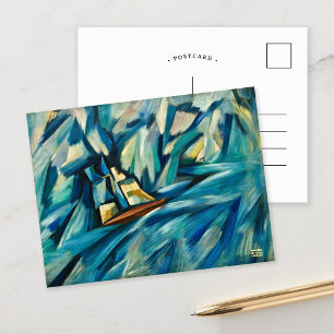 Cartão Postal Barco à Vela Amadeo de Souza-Cardoso