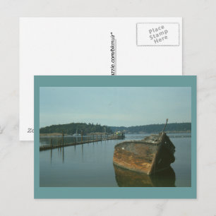 Cartão postal - Barco Abandonado