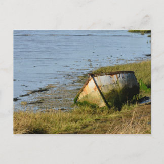 Cartão Postal Barco Antigo em Creek