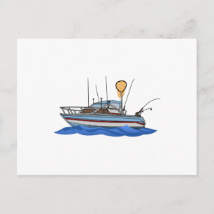 Cartão Postal Barco de Pesca