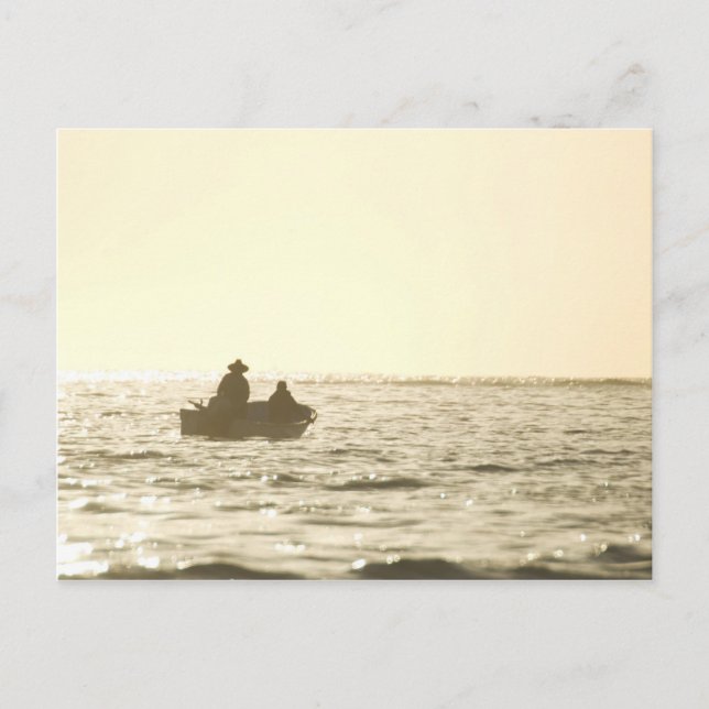 Cartão Postal Barco de Pesca Cabo (Frente)