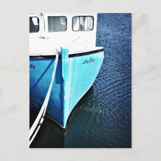 Cartão Postal Barco de Pesca na Capa de Peggy