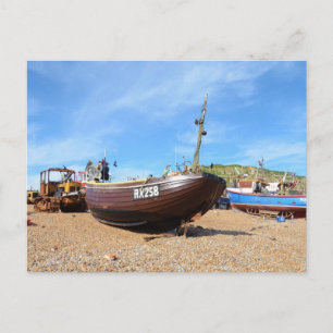 Cartão Postal Barco de Pesca Tradicional