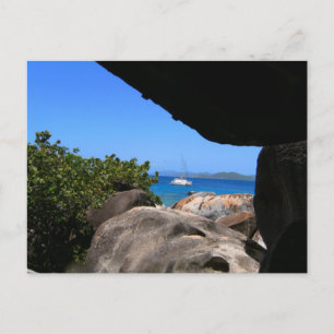 Cartão Postal Barco e Banhos