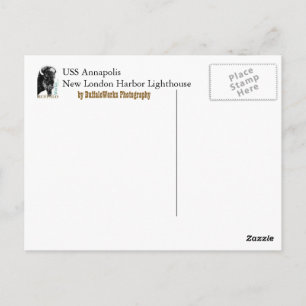 Cartão Postal Barco e Farol