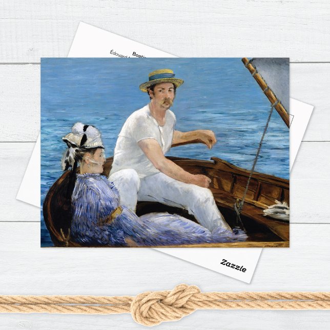 Cartão Postal Barco Edouard Manet Fine Art (Criador carregado)