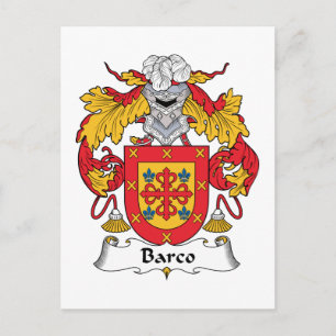 Cartão Postal Barco Family Crest