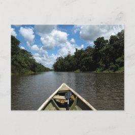 Cartão Postal Barco pela Amazônia