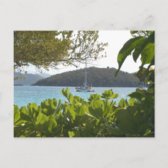 Cartão Postal Barco Solitário (Frente)