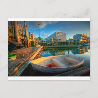 Cartão Postal Barco solitário - Belfast, Maine