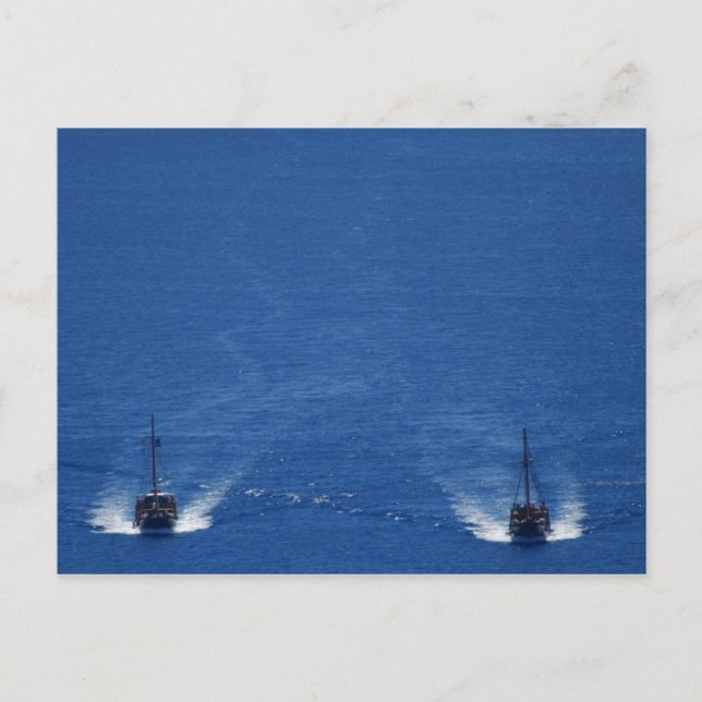 Cartão Postal Barcos (Frente)