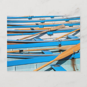 Cartão Postal Barcos a remo em Henley no Thames UK