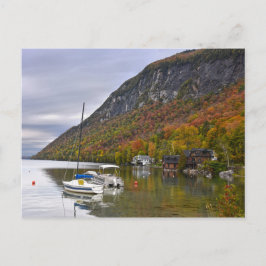 Cartão Postal Barcos à vela no Resto do Lago Willoughby, Vermont