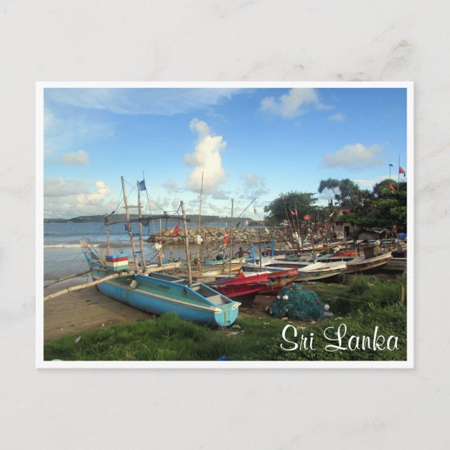 Cartão Postal barcos de galeota (Frente)
