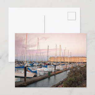 Cartão Postal Barcos de marina