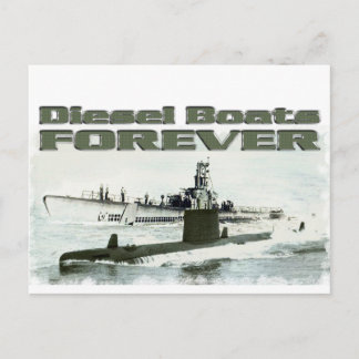 Cartão Postal Barcos Diesel para sempre