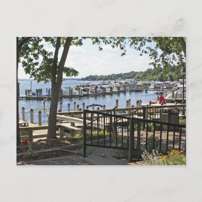 Cartão Postal Barcos encaixados (Frente)