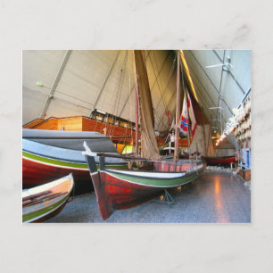 Cartão Postal Barcos no "Museu Fram" Oslo