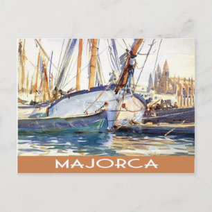 Cartão Postal Barcos-oficina de Maiorca