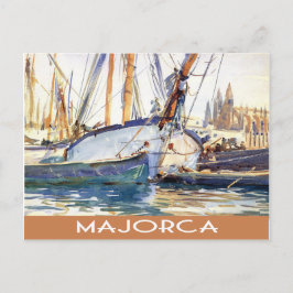 Cartão Postal Barcos-oficina de Maiorca