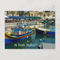 Barcos pintados por Marsaxlokk