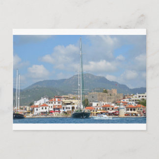 Cartão Postal Barcos Turísticos Na Turquia