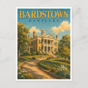Cartão Postal Bardstown Kentucky Federal Hill GeoSaga