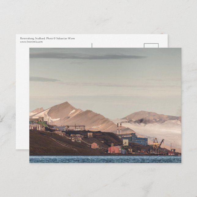 Cartão Postal Barentsburg Svalbard (Frente/Verso)