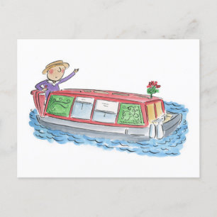 Cartão Postal Barge