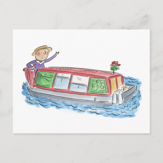 Cartão Postal Barge (Frente)