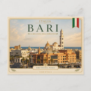 Cartão Postal Bari Vecchia, Bari - Itália