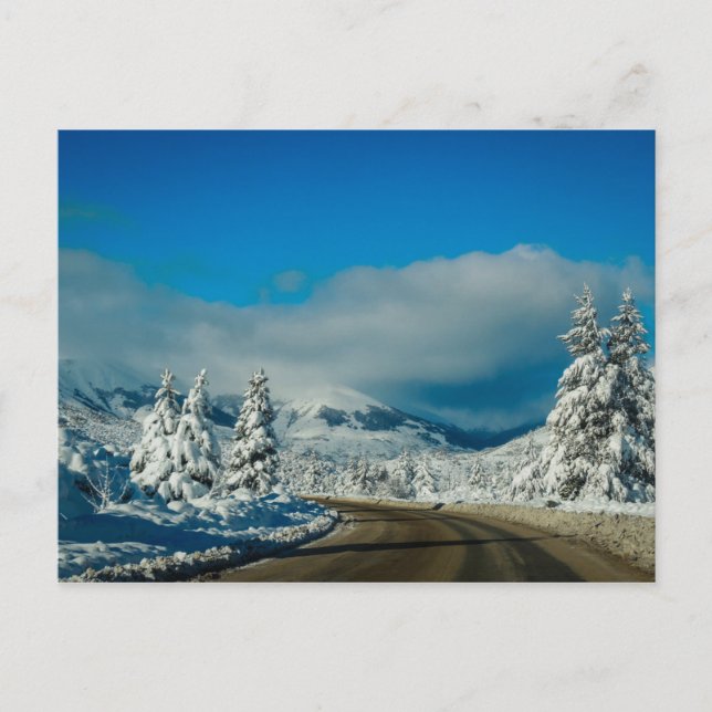 Cartão Postal Bariloche, Road To Ski Resort (Frente)