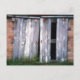 Cartão Postal Barn Doors Old Building Barns Photo
