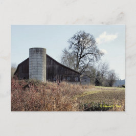 Cartão Postal Barn e Silo - Cartão-postal