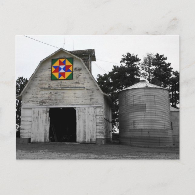 Cartão Postal Barn Quilt (Frente)