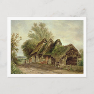 Cartão Postal Barns em Flatford (óleo na canvas)