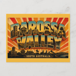 Cartão Postal Barossa Valley Austrália Meridional Marcas Históri