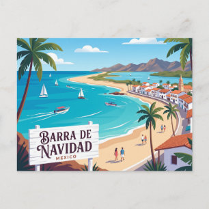 Cartão Postal Barra de Navidad México