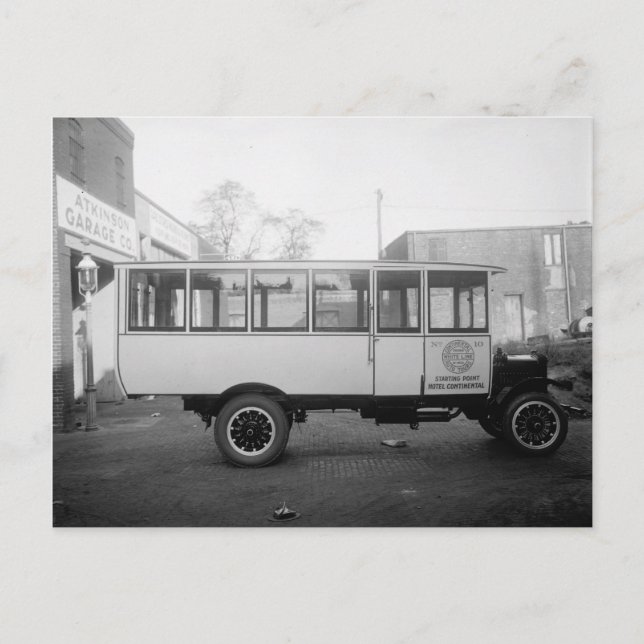 Cartão Postal Barramento de Linha Branca Continental (Frente)