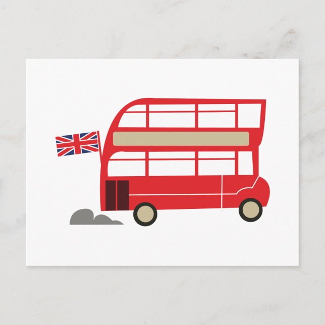 Cartão Postal Barramento de Londres (Frente)