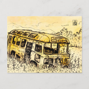 Cartão Postal Barramento Rusted v.2