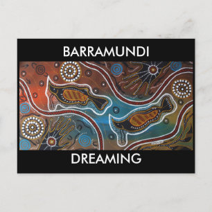 Cartão Postal Barramundi Dreaming