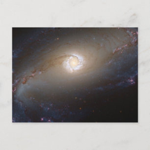 Cartão Postal Barred Spiral Galaxy NGC 1097 Space