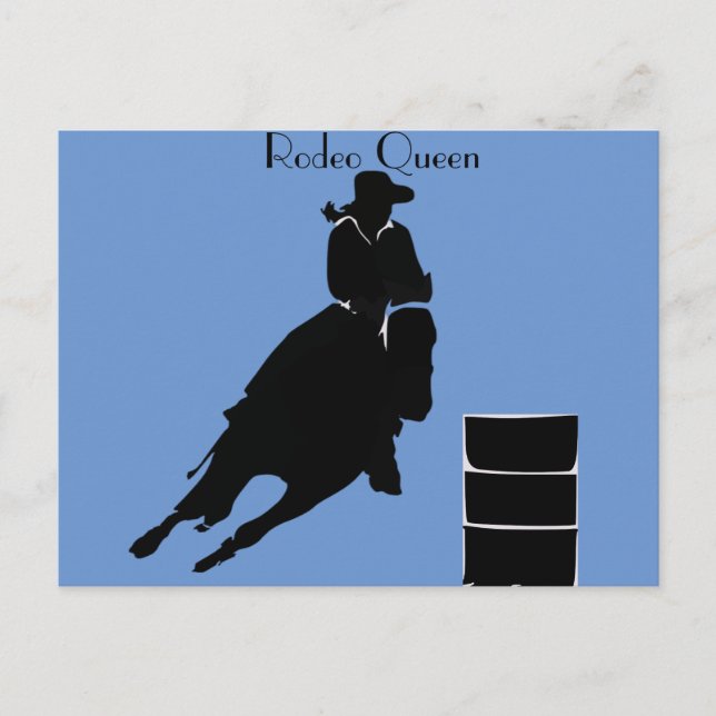 Cartão Postal Barrel Racer (Frente)