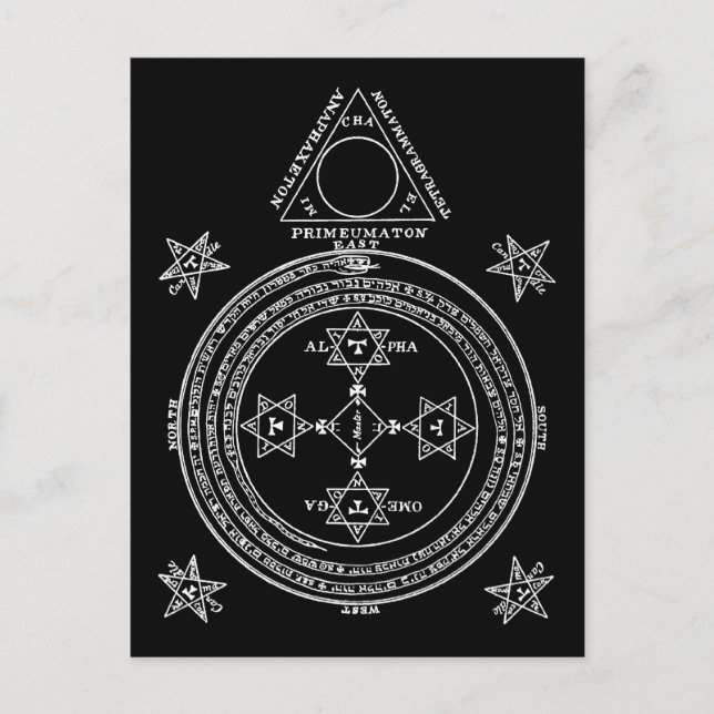 Cartão Postal Barrett Diagram (Frente)