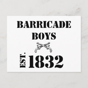 Cartão Postal Barricade Boys Odds and End