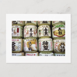 Cartão Postal Barris de Sake: Nara, Japão
