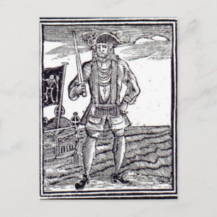 Cartão Postal Bartholomew Roberts
