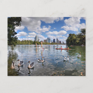 Cartão Postal Barton Creek em Lady Bird Lake - Austin, Texas