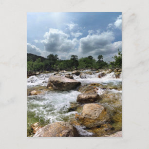 Cartão Postal Barton Creek Greenbelt Waterfall - Austin, Texas